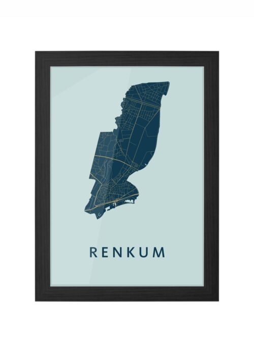 Renkum Prussian Ingelijst in Zwart lijst Kopen | Kunst in Kaart