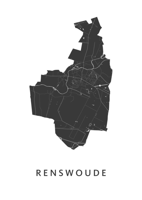 Renswoude Stadskaart Poster Kopen