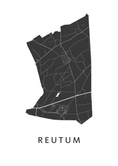 Reutum Stadskaart Poster Kopen