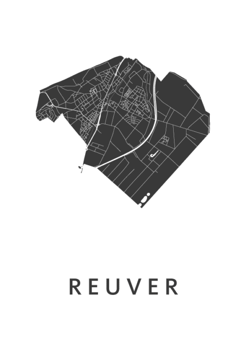 Reuver Stadskaart Poster Kopen