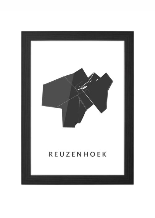 Reuzenhoek Ingelijst in Zwart lijst Kopen | Kunst in Kaart