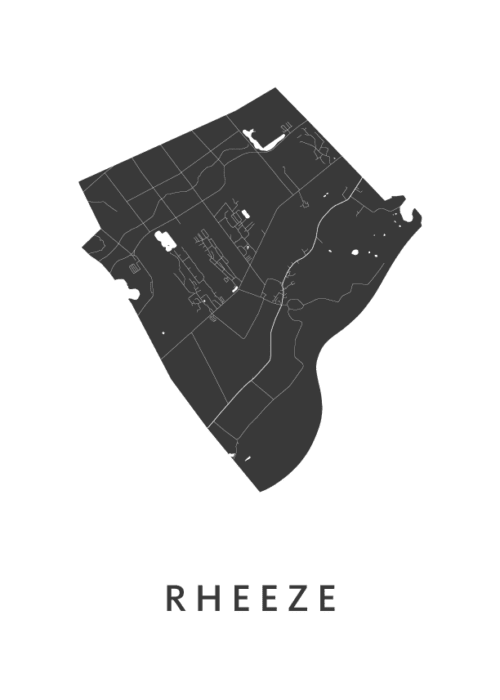 Rheeze Kaart Poster