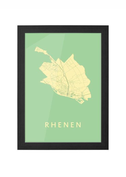 Rhenen Spring Ingelijst in Zwart lijst Kopen | Kunst in Kaart