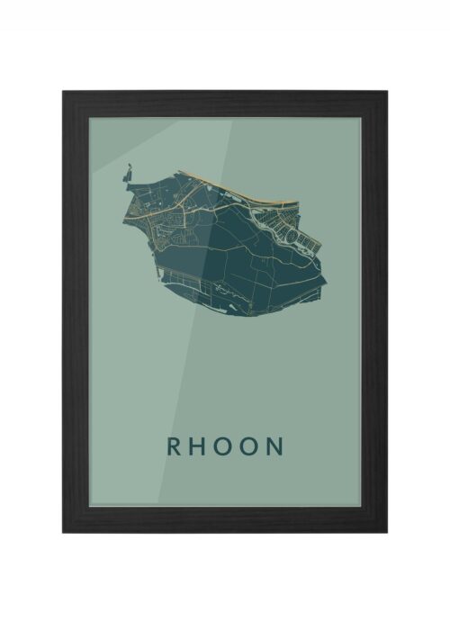 Rhoon Amazon Ingelijst in Zwart lijst Kopen | Kunst in Kaart