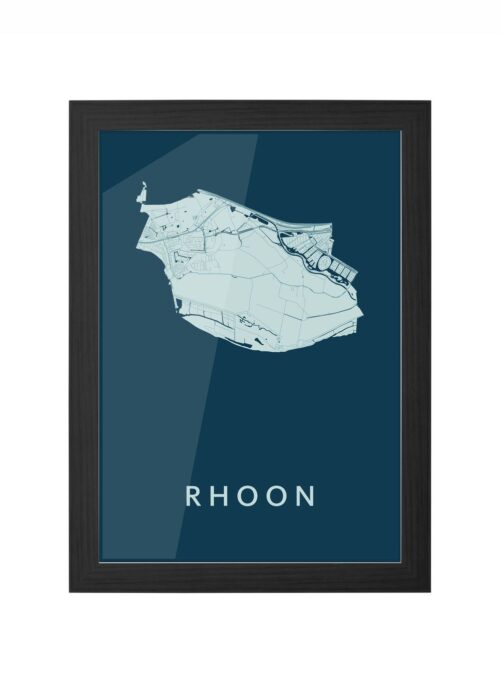 Rhoon Feldgrau Ingelijst in Zwart lijst Kopen | Kunst in Kaart