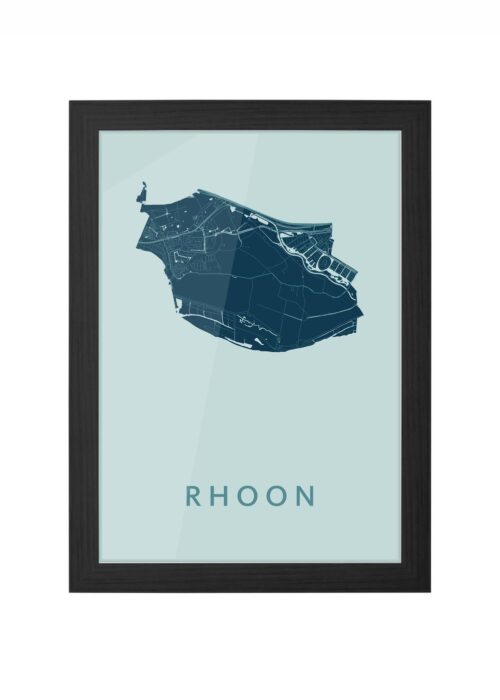 Rhoon Mint Ingelijst in Zwart lijst Kopen | Kunst in Kaart