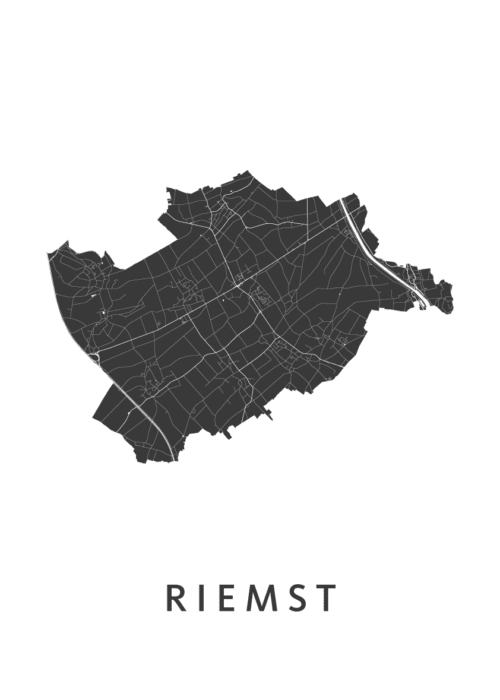 Riemst Stadskaart Poster Kopen