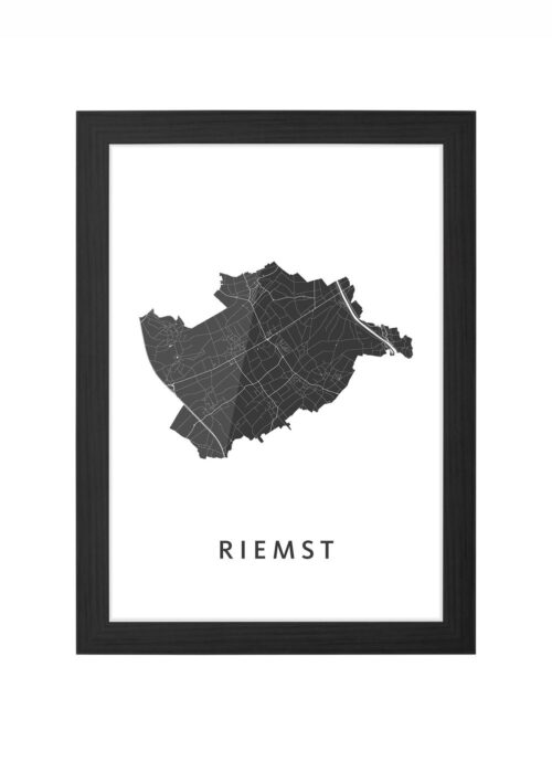 Riemst Ingelijst in Zwart lijst Kopen | Kunst in Kaart