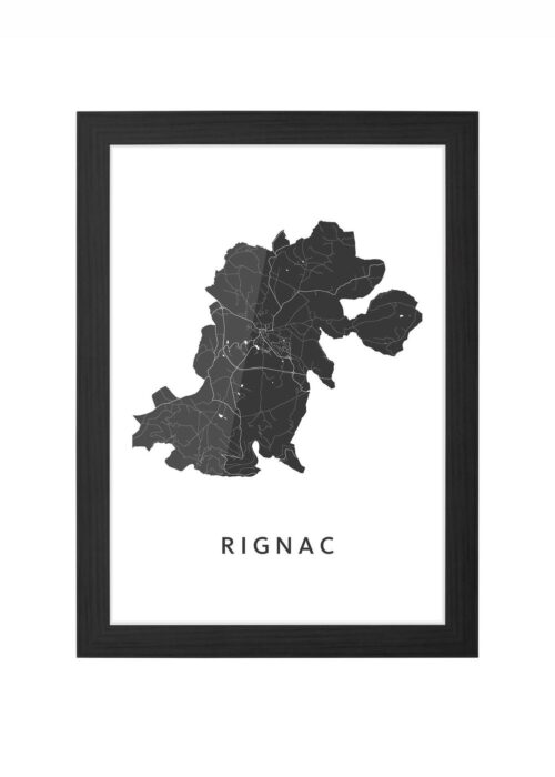 Rignac Ingelijst in Zwart lijst Kopen | Kunst in Kaart