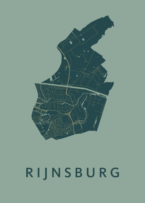 Rijnsburg Amazon Stadskaart Poster Kopen