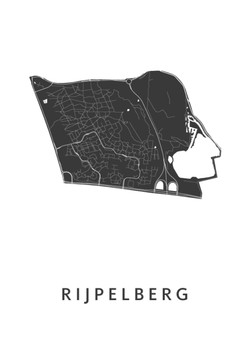 Rijpelberg (Helmond) Kaart Poster