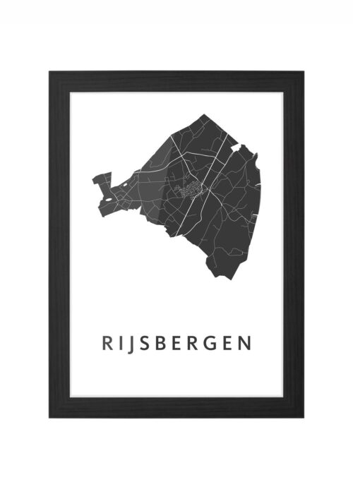 Rijsbergen Ingelijst in Zwart lijst Kopen | Kunst in Kaart