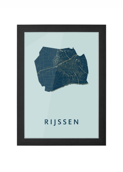 Rijssen Prussian Ingelijst in Zwart lijst Kopen | Kunst in Kaart