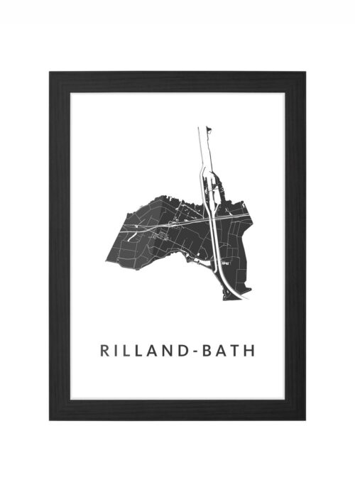 Rilland-Bath Ingelijst in Zwart lijst Kopen | Kunst in Kaart