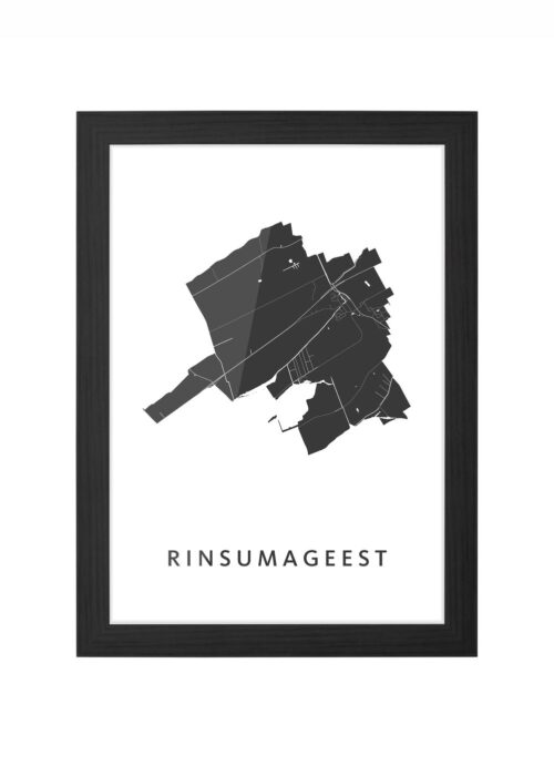 Rinsumageest Ingelijst in Zwart lijst Kopen | Kunst in Kaart