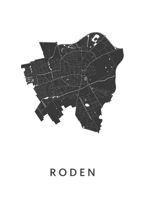 Roden Stadskaart