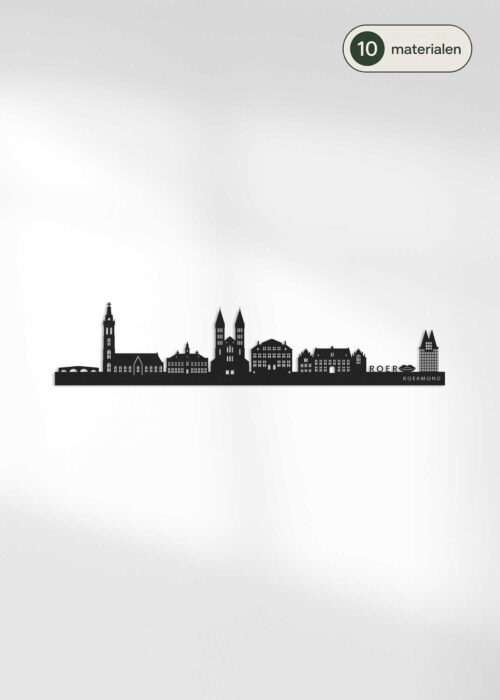 Houten Skyline van Roermond