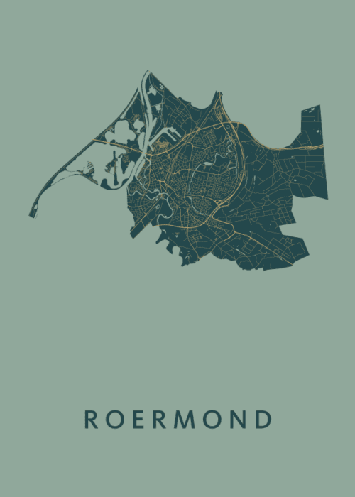 Roermond Stadskaart Poster Amazon poster