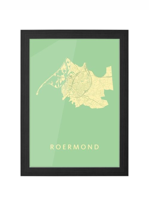 Roermond Spring Ingelijst in Zwart lijst Kopen | Kunst in Kaart