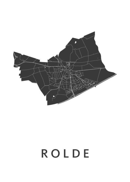 Rolde Stadskaart Poster Kopen