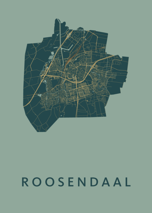 Roosendaal Stadskaart - Amazon poster