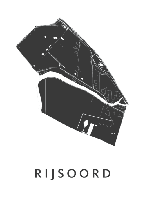 Rijsoord Stadskaart Poster Kopen
