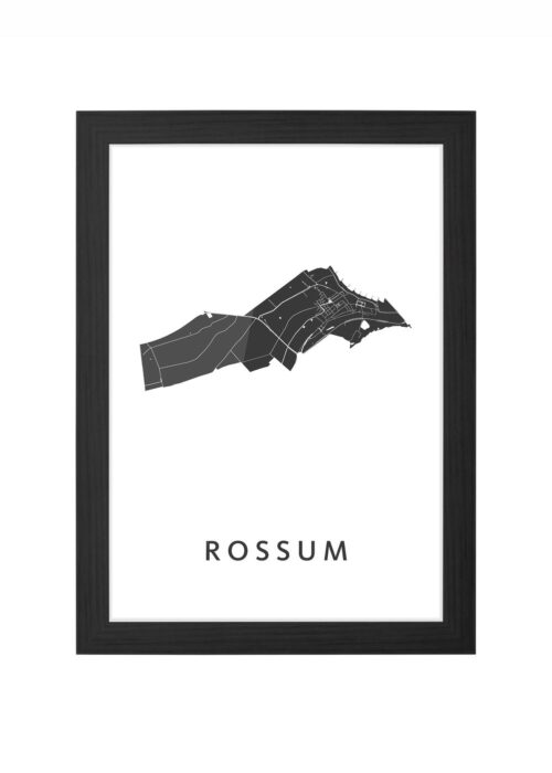 Rossum (Gelderland) Ingelijst in Zwart lijst Kopen | Kunst in Kaart