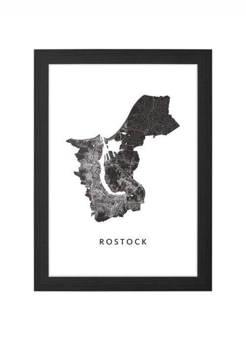 Rostock Ingelijst in Zwart lijst Kopen | Kunst in Kaart
