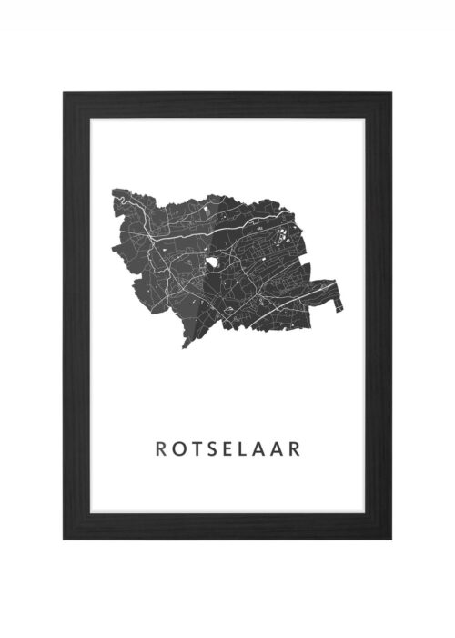Rotselaar Ingelijst in Zwart lijst Kopen | Kunst in Kaart