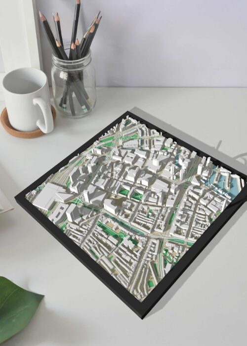 3D Stadskaart - Rotterdam Bioplastic