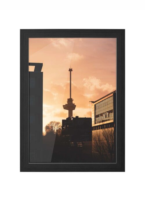 euromast fotografie poster ingelijst in zwarte lijst