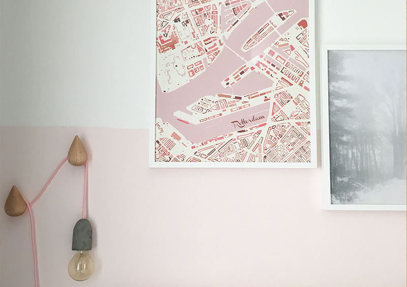 Rotterdam Stadskaart stadskaart poster