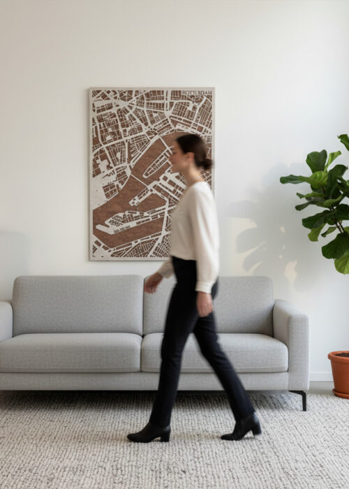 Rotterdam - PET-vilt - Akoestische stadskaart