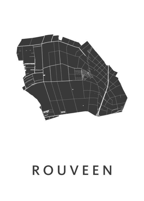 Rouveen Stadskaart Poster Kopen