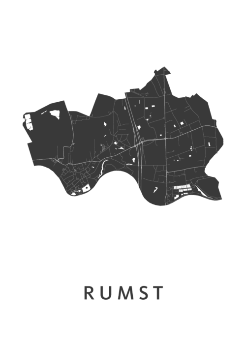 Rumst Kaart Poster