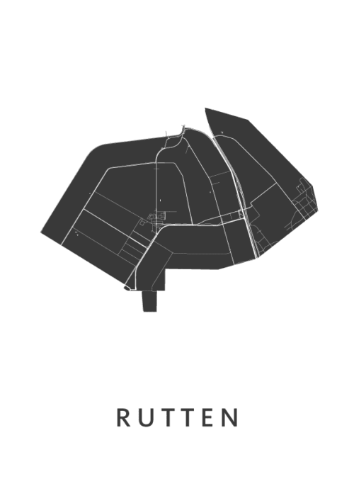 Rutten Kaart Poster