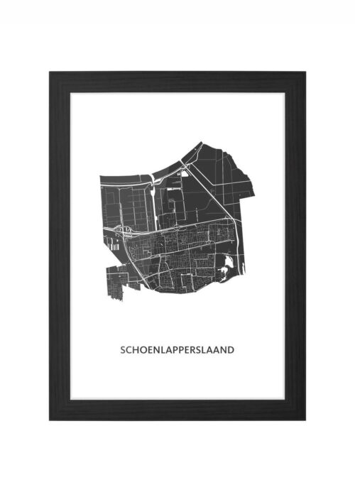 Schoenlapperslaand Carnaval Ingelijst in Zwart lijst Kopen | Kunst in Kaart