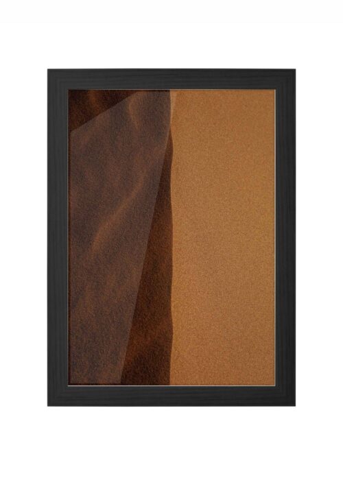 sahara i fotografie poster ingelijst in zwarte lijst