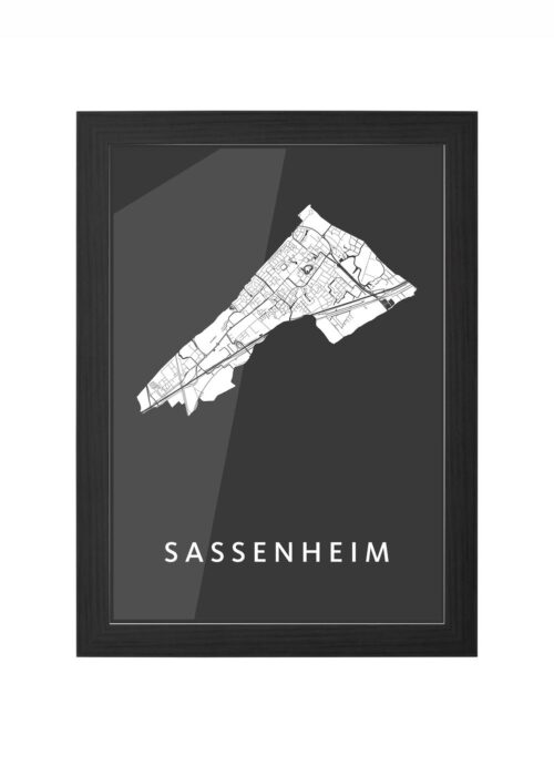 Sassenheim Black Ingelijst in Zwart lijst Kopen | Kunst in Kaart