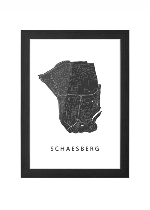 Schaesberg Ingelijst in Zwart lijst Kopen | Kunst in Kaart