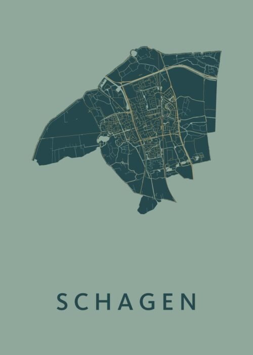 Schagen Amazon Stadskaart Poster Kopen