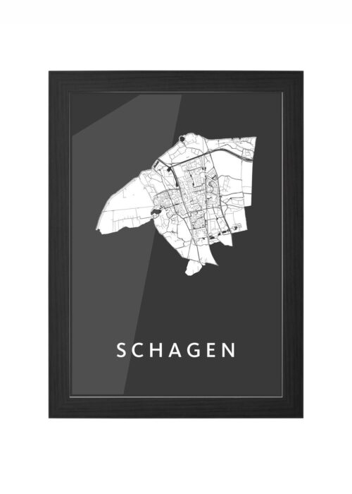 Schagen Black Ingelijst in Zwart lijst Kopen | Kunst in Kaart