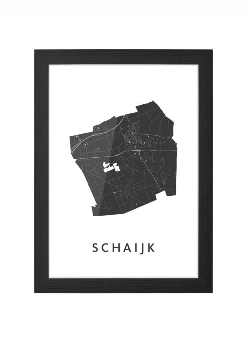 Schaijk Ingelijst in Zwart lijst Kopen | Kunst in Kaart