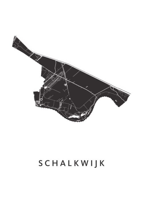 Schalkwijk Stadskaart Poster Kopen