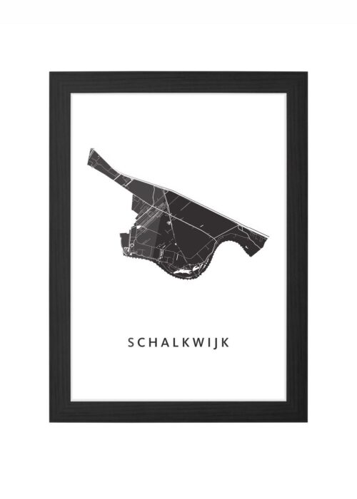 Schalkwijk Ingelijst in Zwart lijst Kopen | Kunst in Kaart