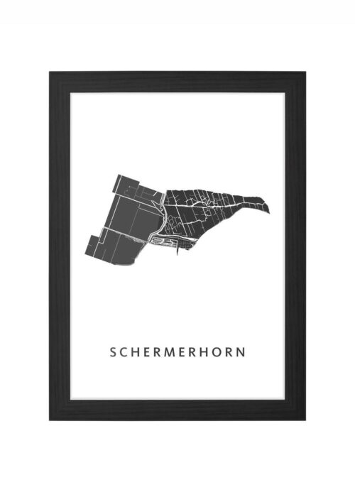 Schermerhorn Ingelijst in Zwart lijst Kopen | Kunst in Kaart