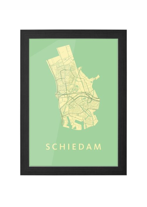 Schiedam Spring Ingelijst in Zwart lijst Kopen | Kunst in Kaart