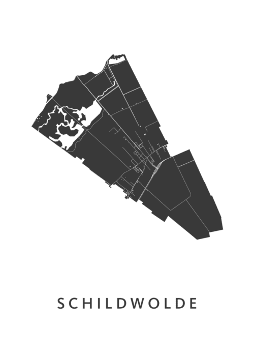 Schildwolde Kaart Poster