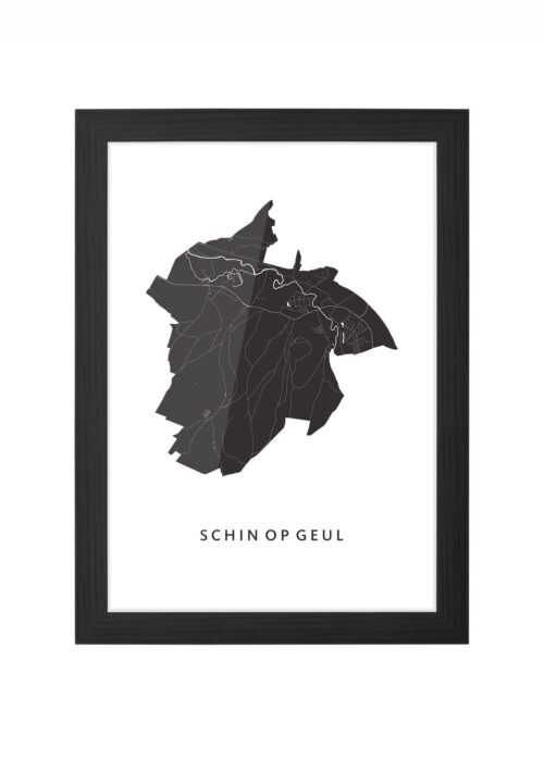 Schin op Geul Ingelijst in Zwart lijst Kopen | Kunst in Kaart