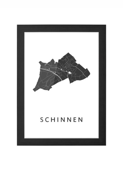 Schinnen Ingelijst in Zwart lijst Kopen | Kunst in Kaart